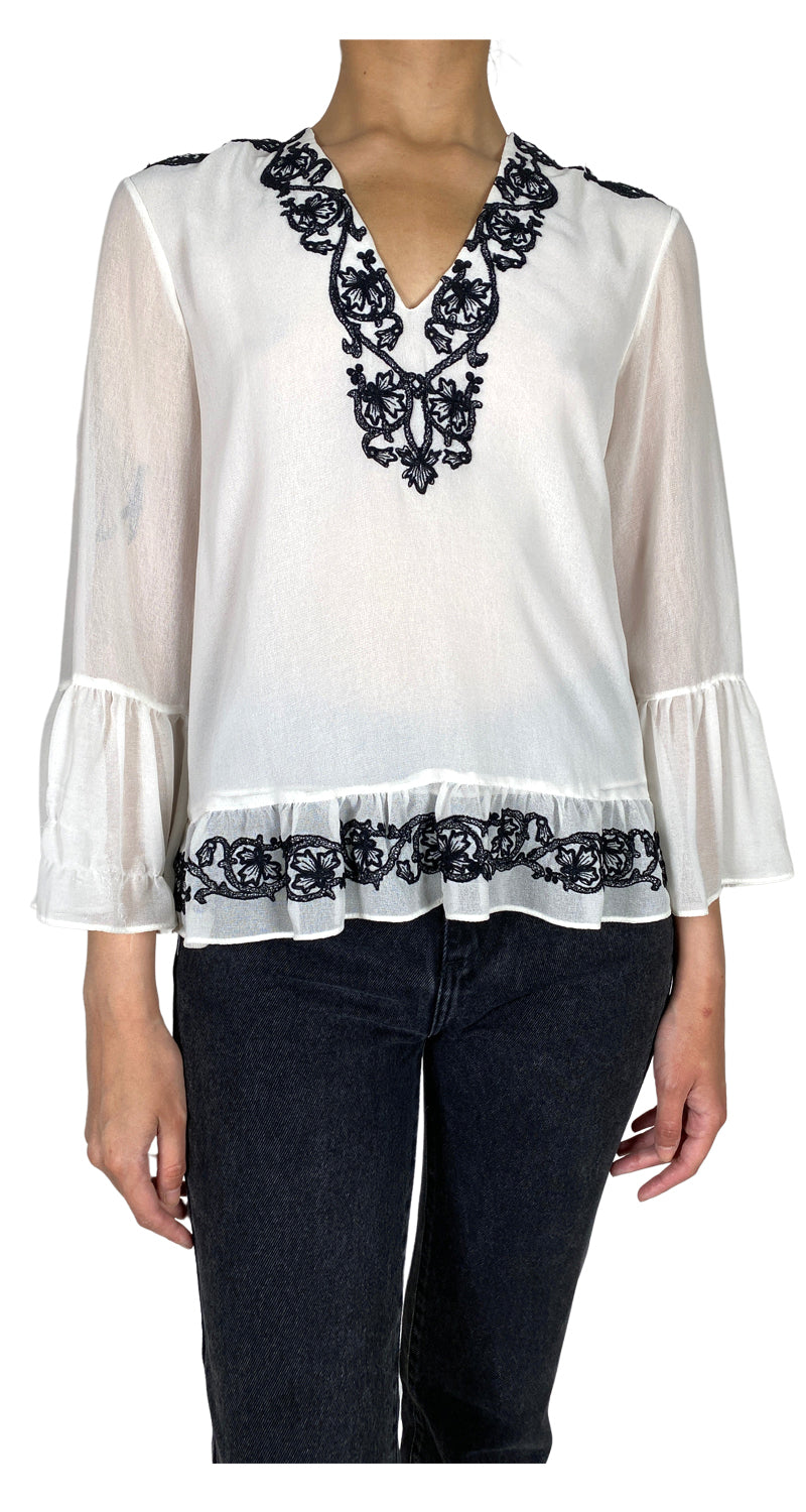 Blusa Traslúcida
