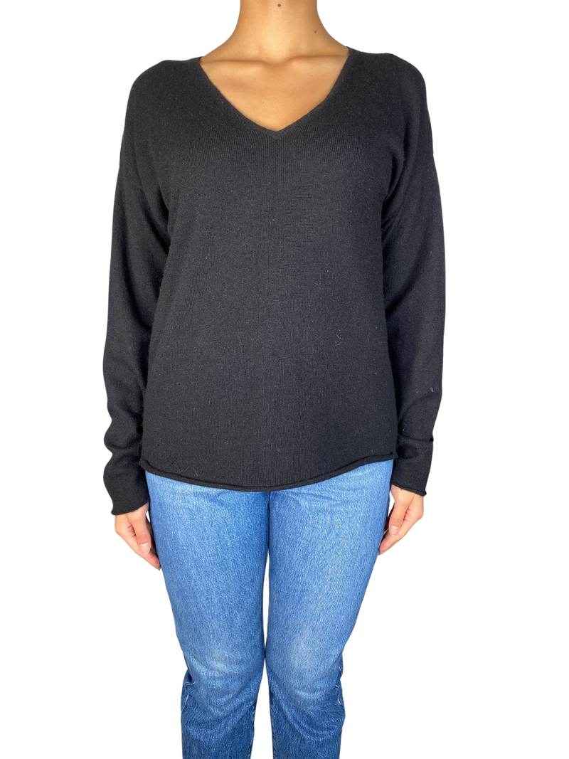Sweater Cashmere Negro