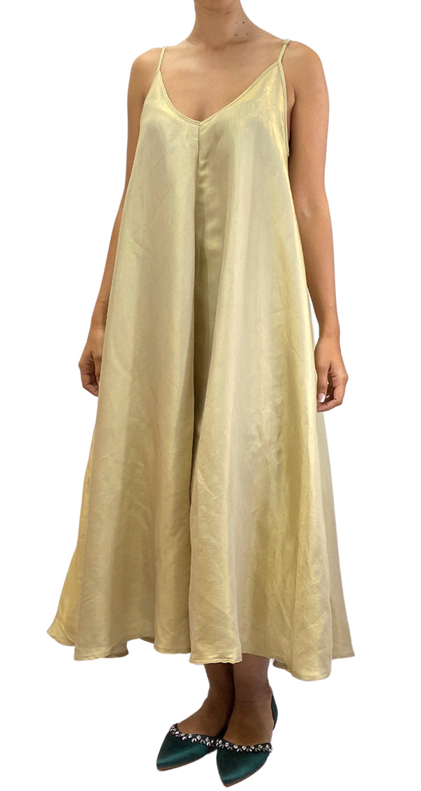 Vestido Abito Lungo Nude