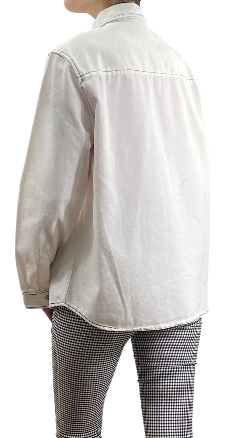 Camisa Denim Blanco