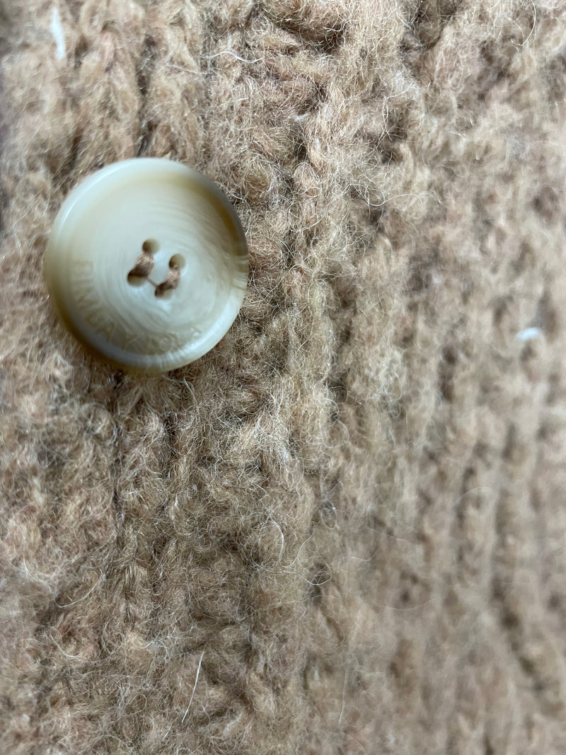 Cárdigan Tejido Café