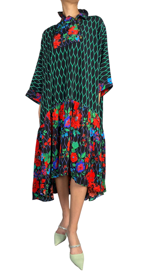 Vestido Seda Kenzo Para H&M