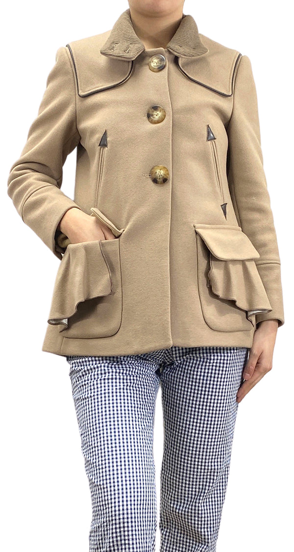 Abrigo Lana Beige