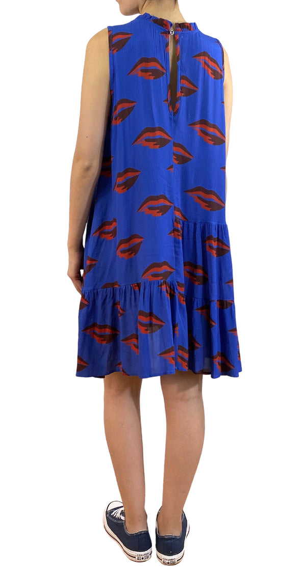 Vestido Azul Besos