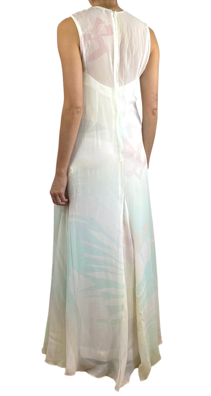 Vestido Seda Traslucido