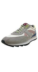 Zapatillas Cuero Y Textil Multicolor