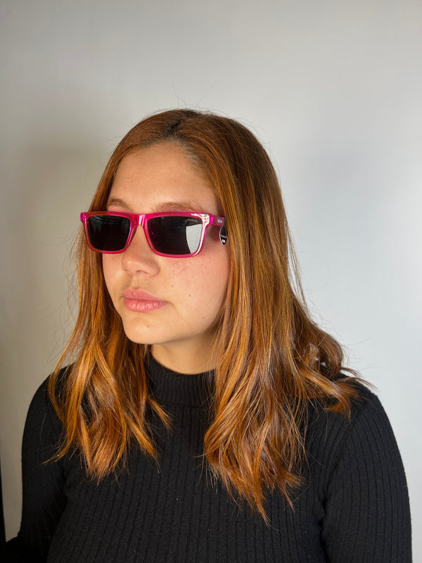 Anteojos Silver Leo	Neon Pink