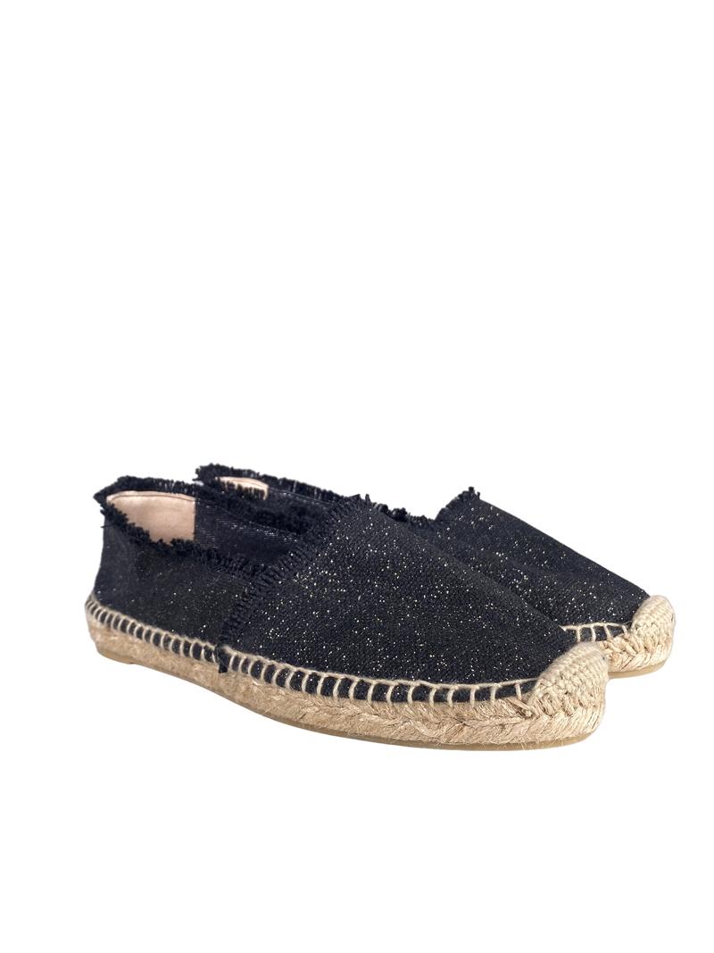 Alpargata Negra Brillos