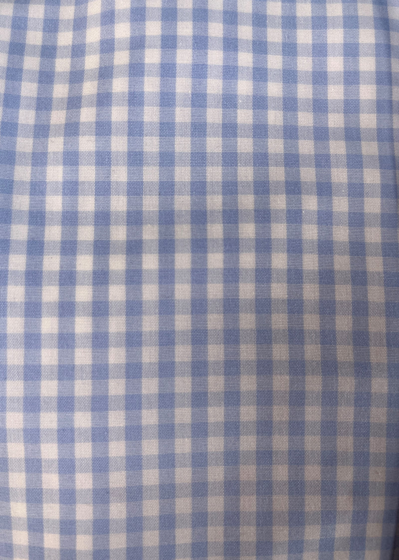Camisa Cuadros Celeste