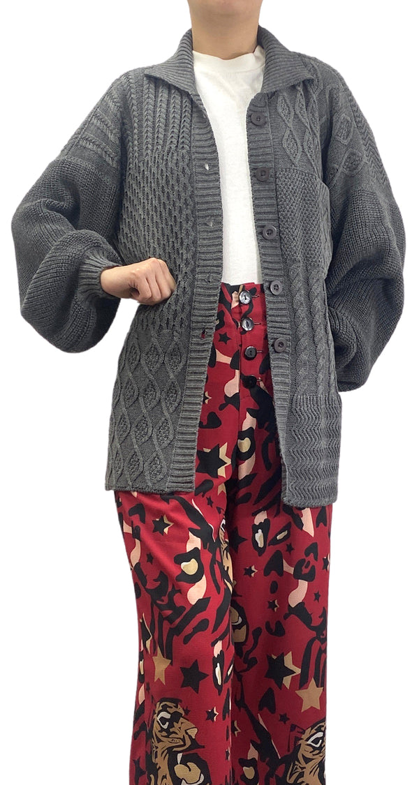 Sweater Tejido Gris