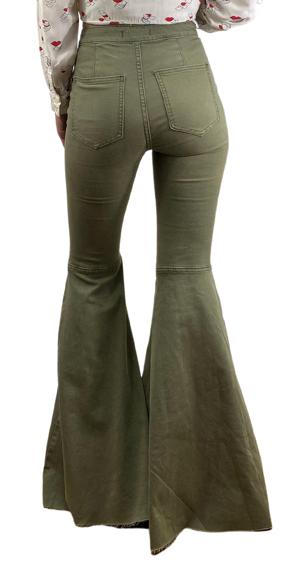 Pantalón Verde Flare