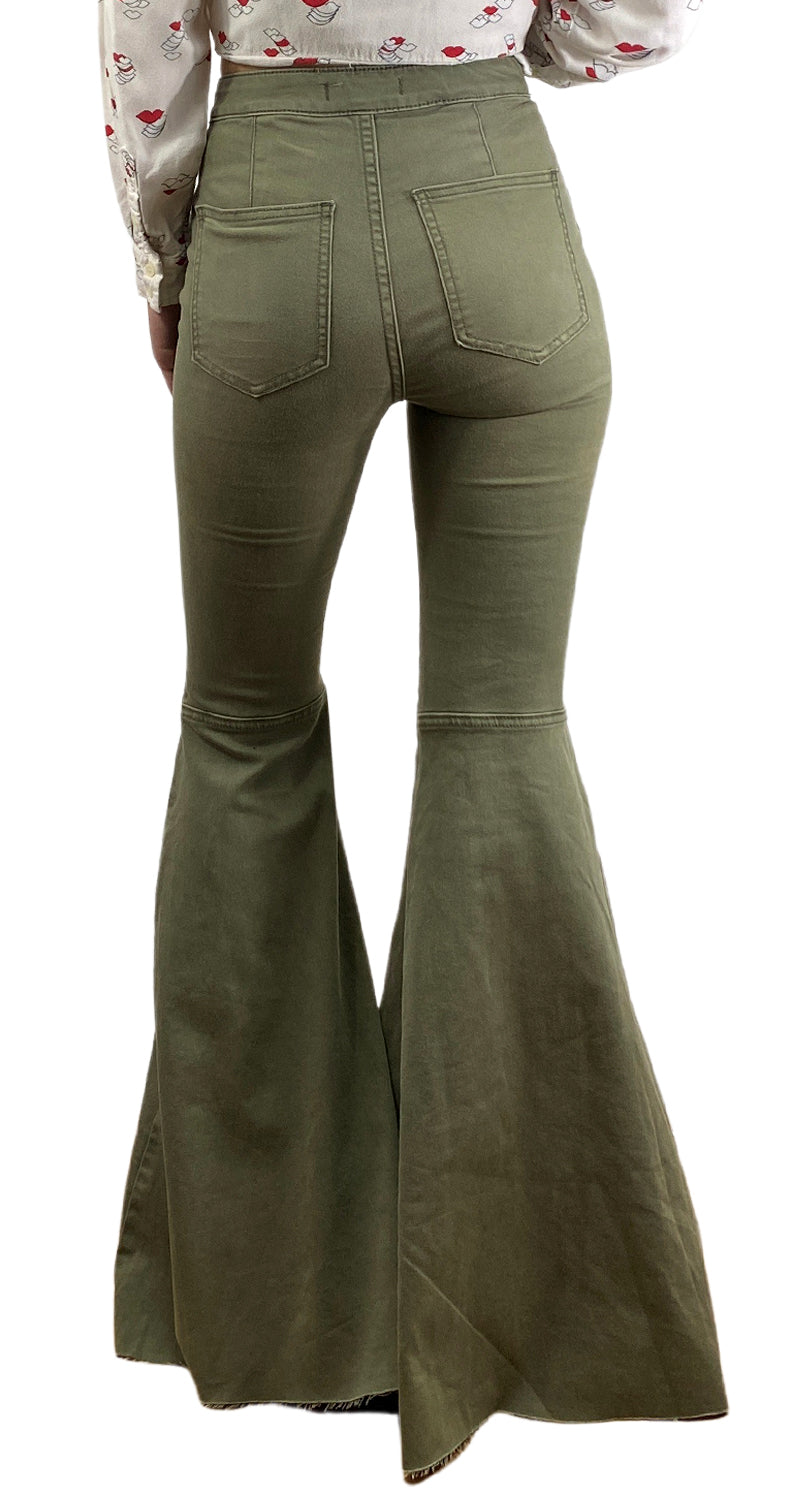 Pantalón Verde Flare