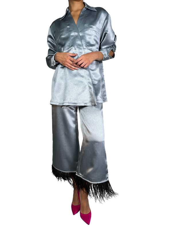 Set Azul Satinado