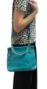 Bolso Turquesa Snake