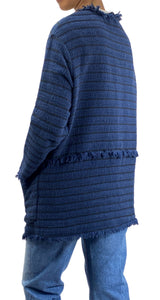 Sweater Abierto Azul