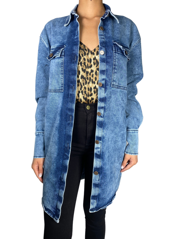 Chaqueta Denim Manga Larga
