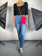 Bandolera Velvet Fucsia