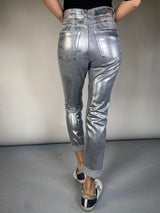 Jeans Plateados