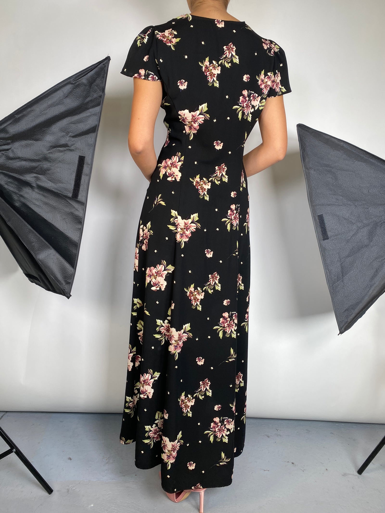 Vestido Flores Botones - ZARA – Market People