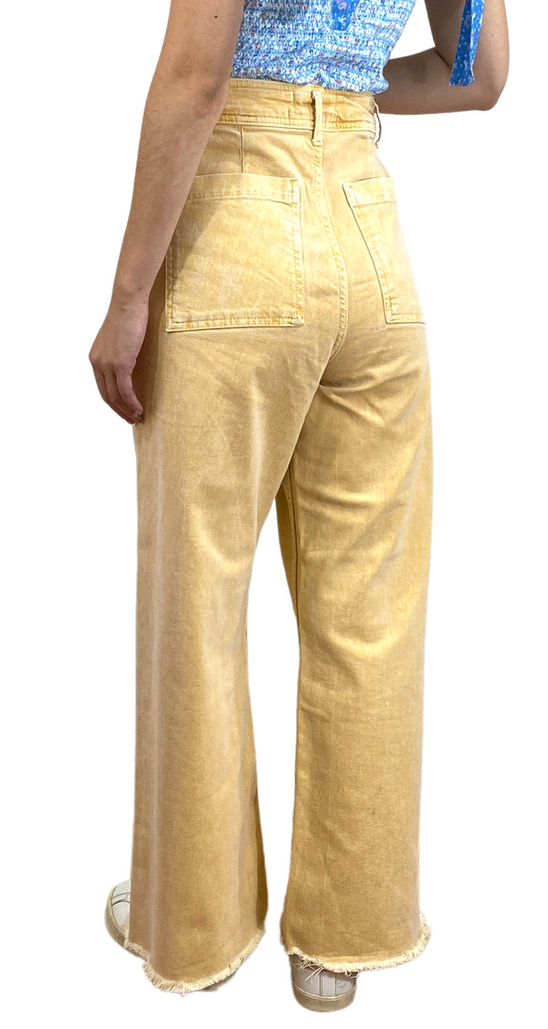 Jeans Palazzo Amarillo