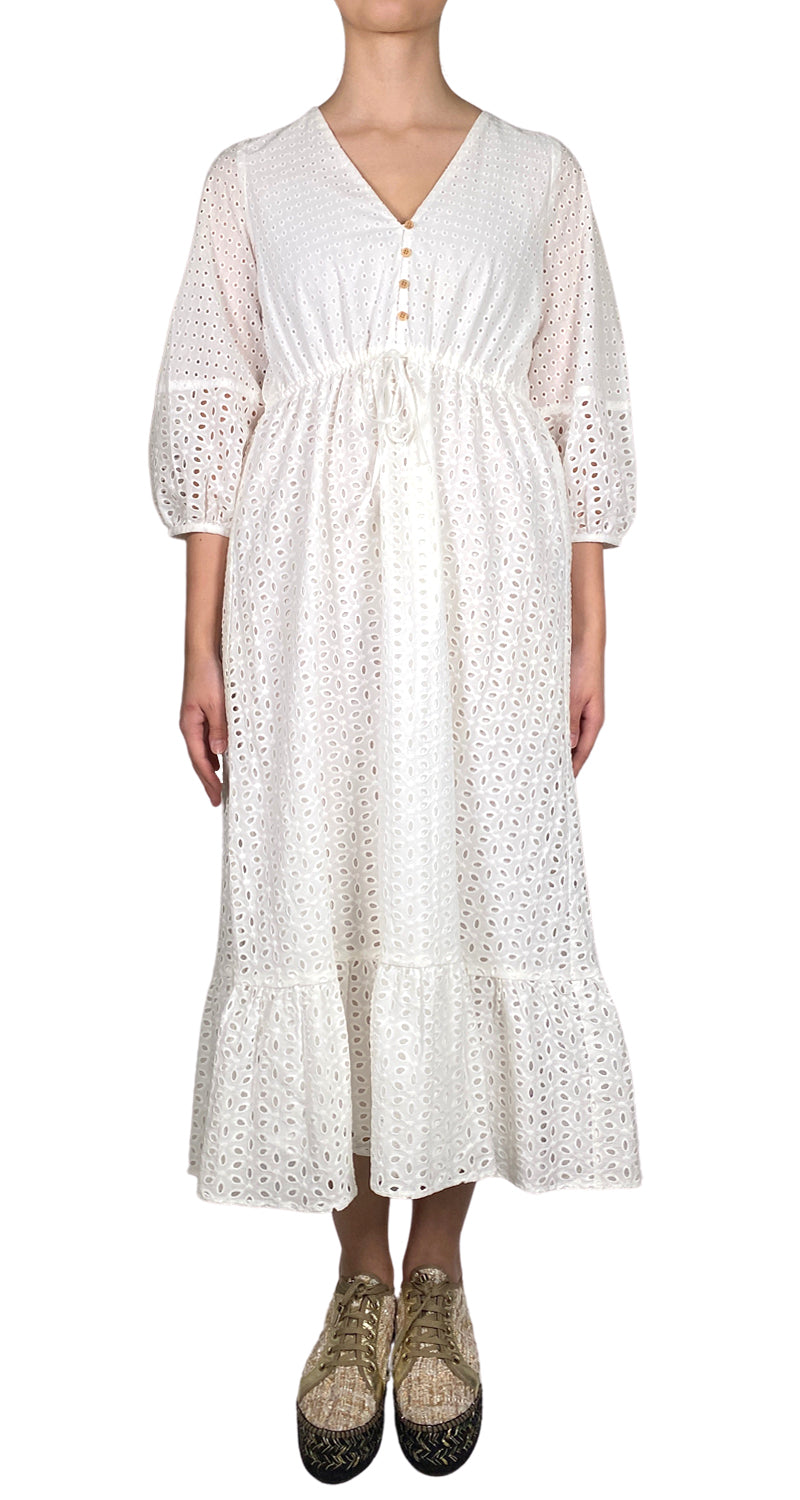Vestido Guipur Blanco