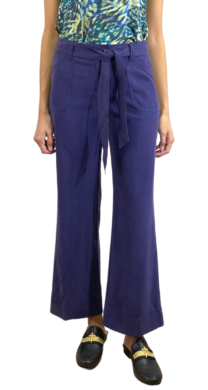 Pantalón Seda Morado