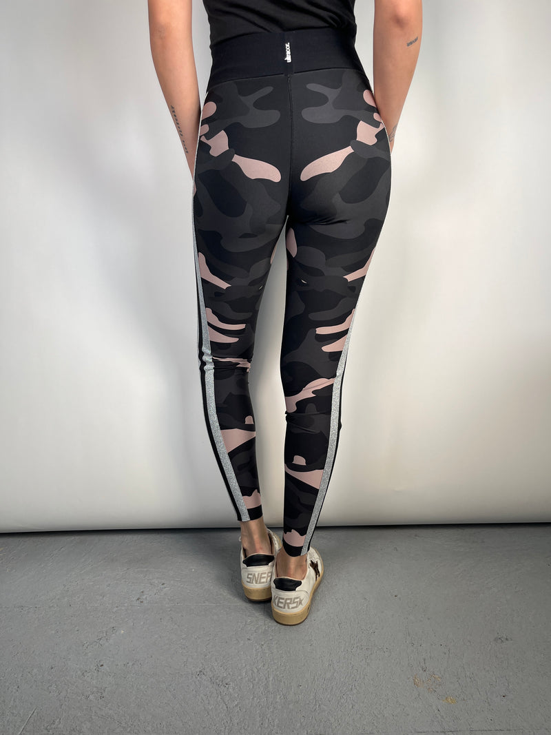 Leggins Estampado Militar Negro