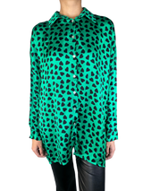 Blusa Verde Corazones