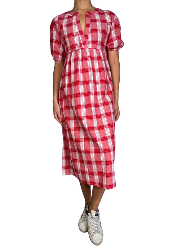 Vestido Maxi Vichy