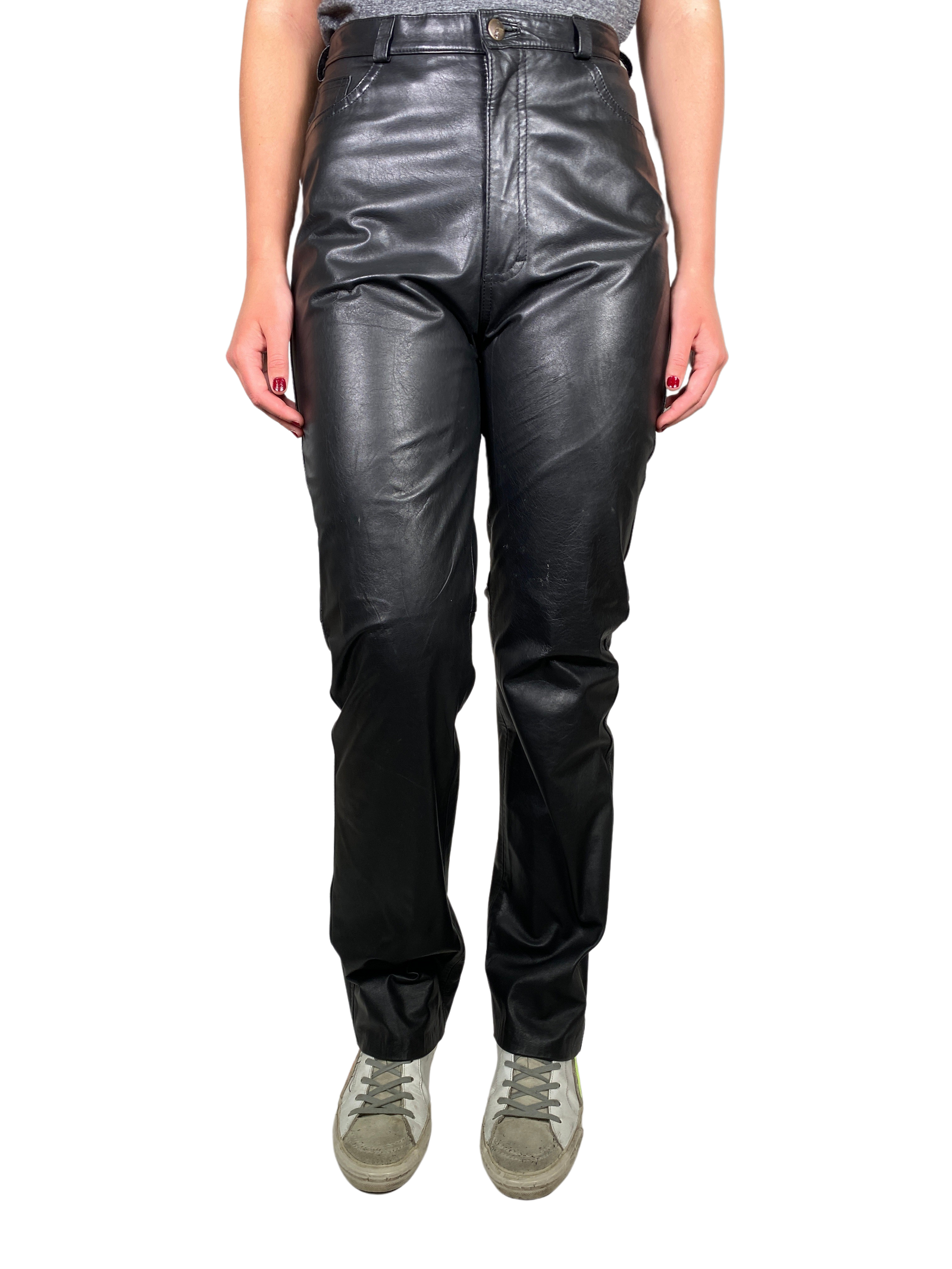 Pantalón Cuero Negro IMPERIAL – Market People