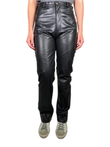 Pantalón Cuero Negro