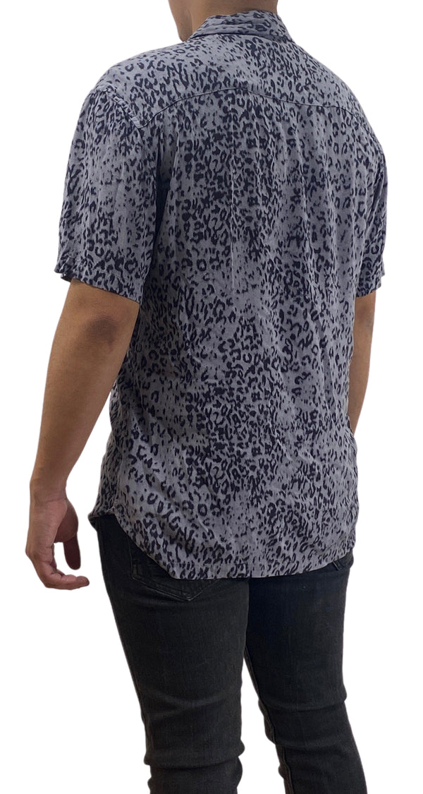 Camisa Gris Animal Print