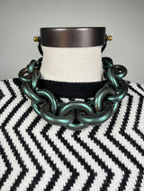 Collar Verde Metallic