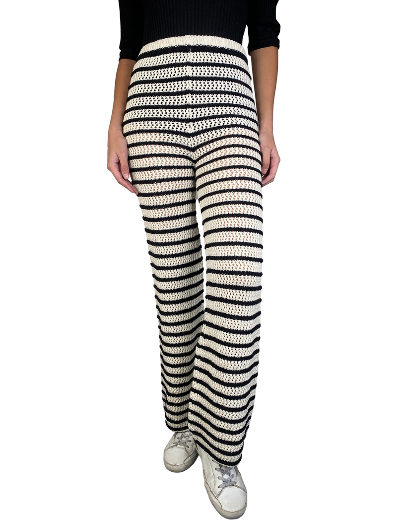 Pantalón Tejido de Rayas