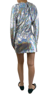 Vestido Lentejuelas Plateado