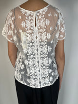 Blusa John Lace White