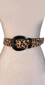 Cinturón Pelo Animal Print