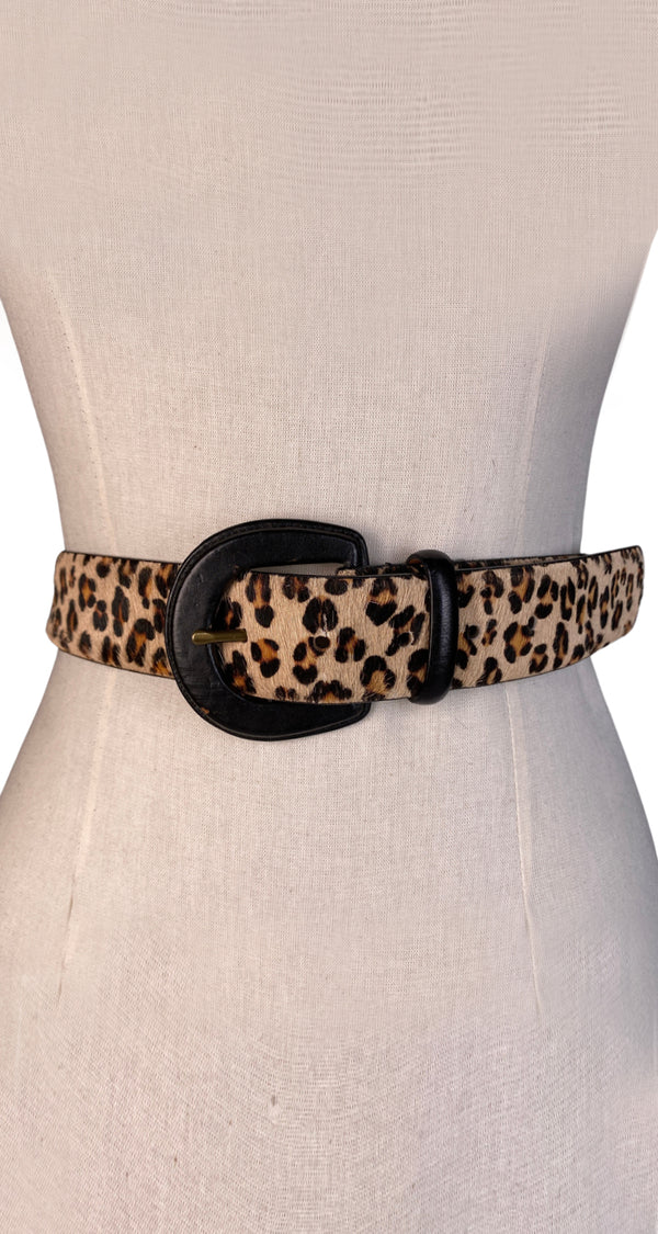 Cinturón Pelo Animal Print