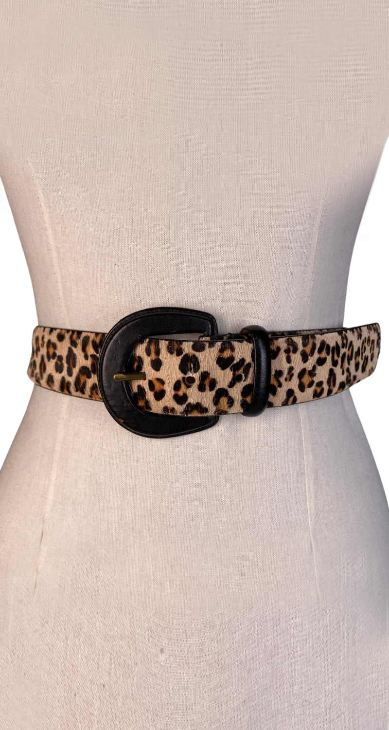 Cinturón Pelo Animal Print
