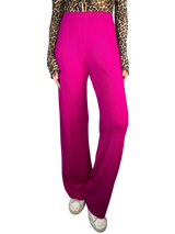 Pantalón Lana Merino Fucsia