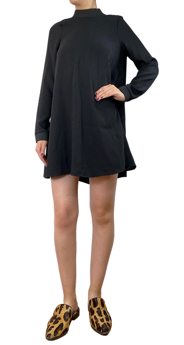 Vestido Mini Manga Larga