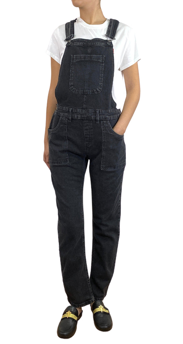 Jardinera Denim Negra