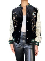 Bomber Velvet Short
