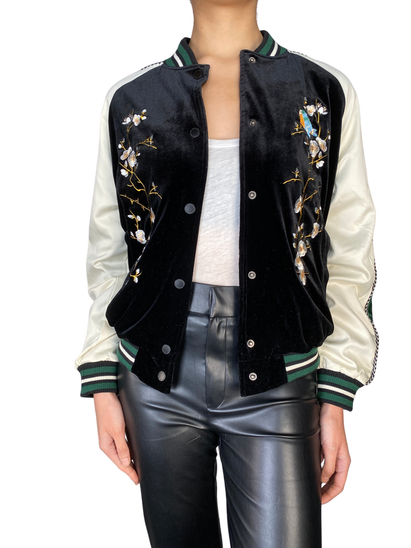 Bomber Velvet Short