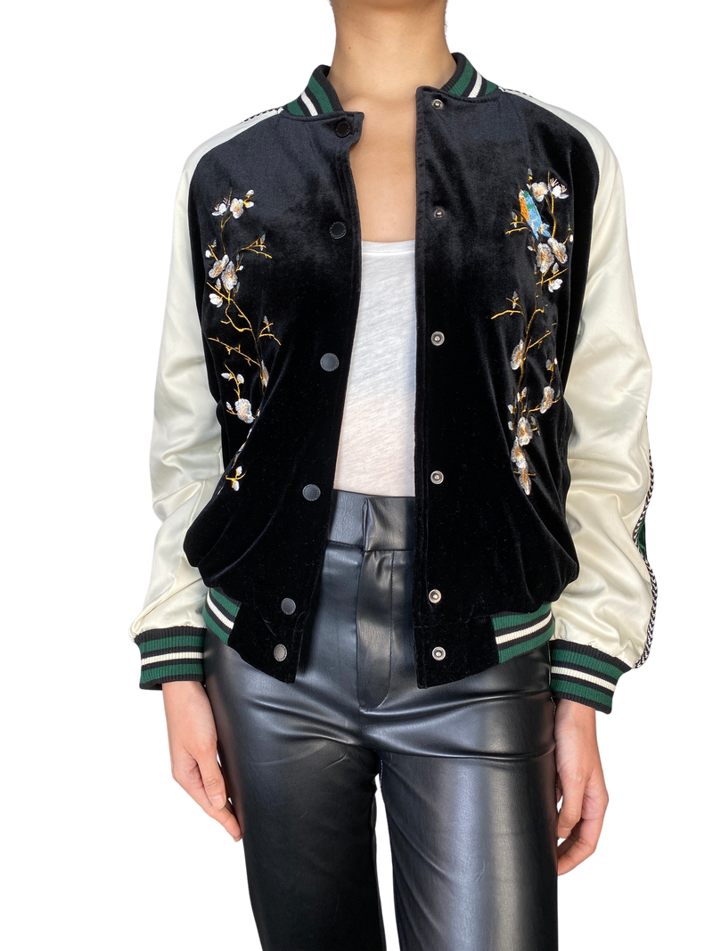 Bomber Velvet Short
