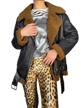 Chaqueta Aviador Con Chiporro