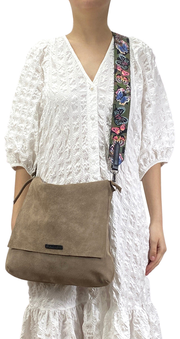 Bolso Gamuza Cuero