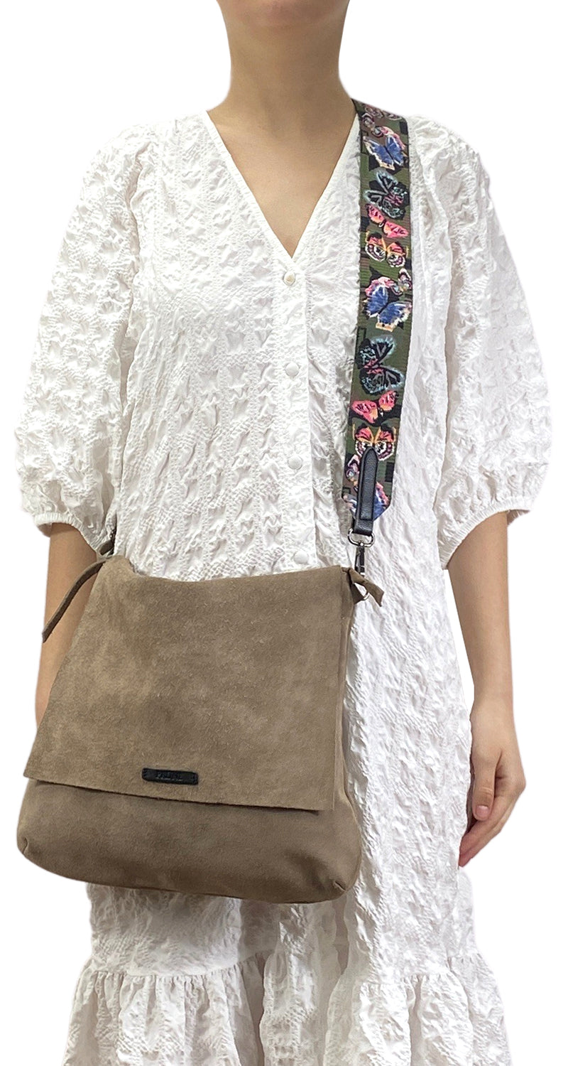 Bolso Gamuza Cuero