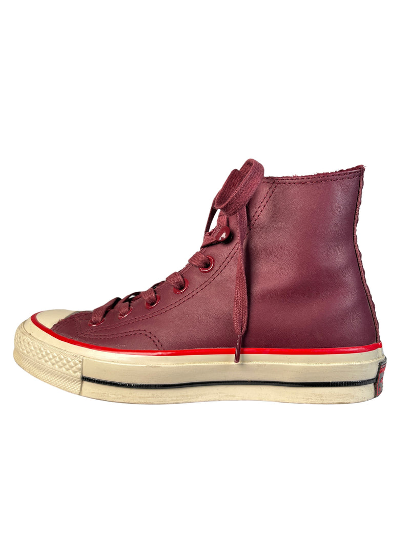 Zapatillas Bordeo Cuero