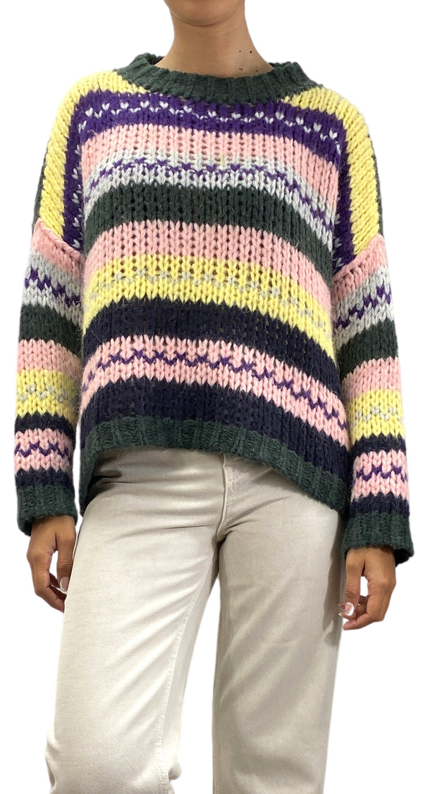 Sweater Tejido Multicolor